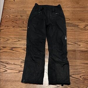 Spyder Black & sparkly Women's Ski Pants with Logo